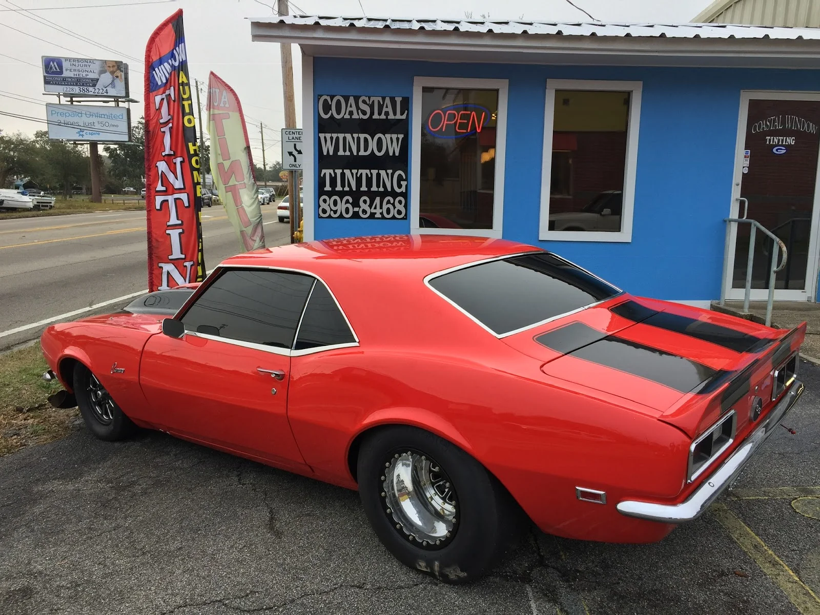 Coastal Window Tinting storefront in Gulfport, MS